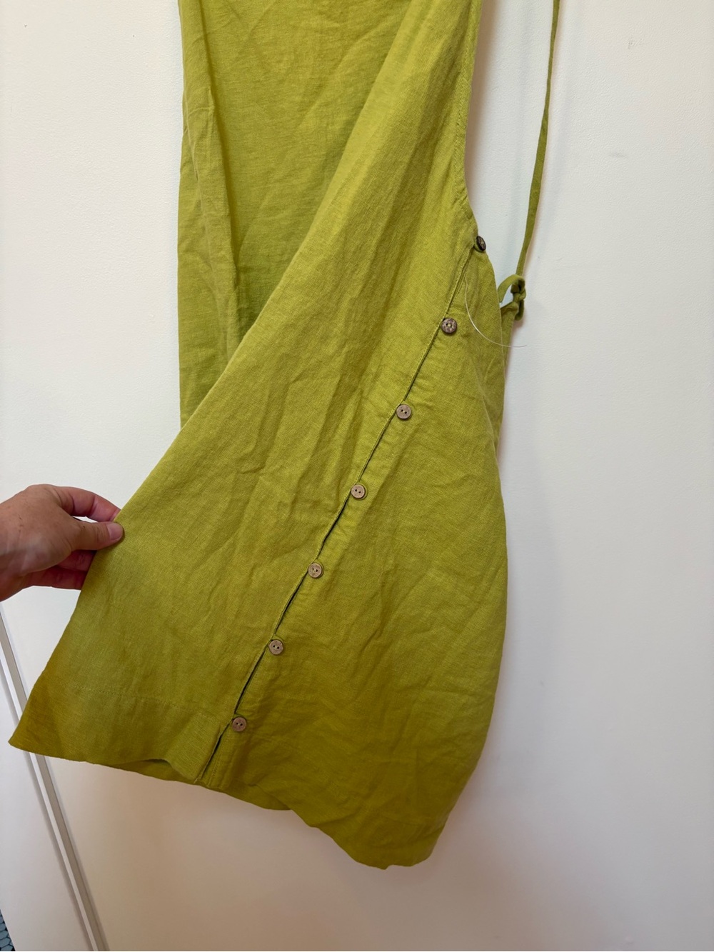 NWOT Free People Free-est Beachside Cotton-Linen Mini Dress Size XL - Picture 9 of 13